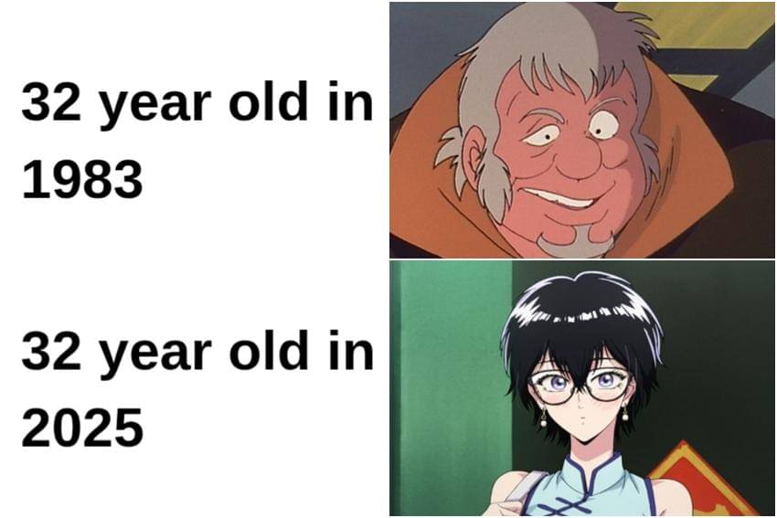 meme kartun tentang umur 30-an
