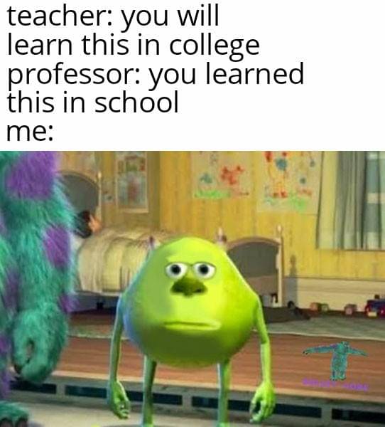 meme kartun tentang kuliah