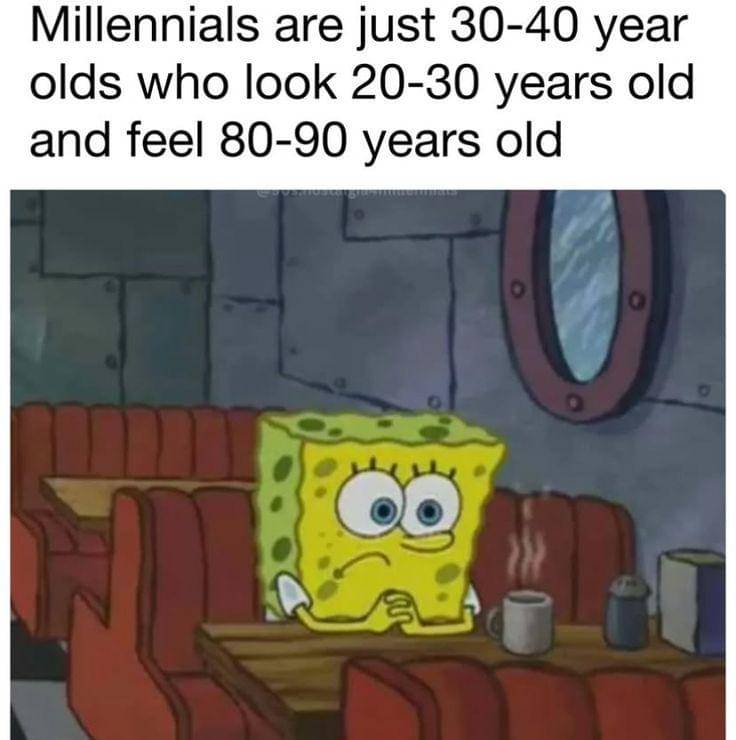 meme kartun tentang umur 30-an