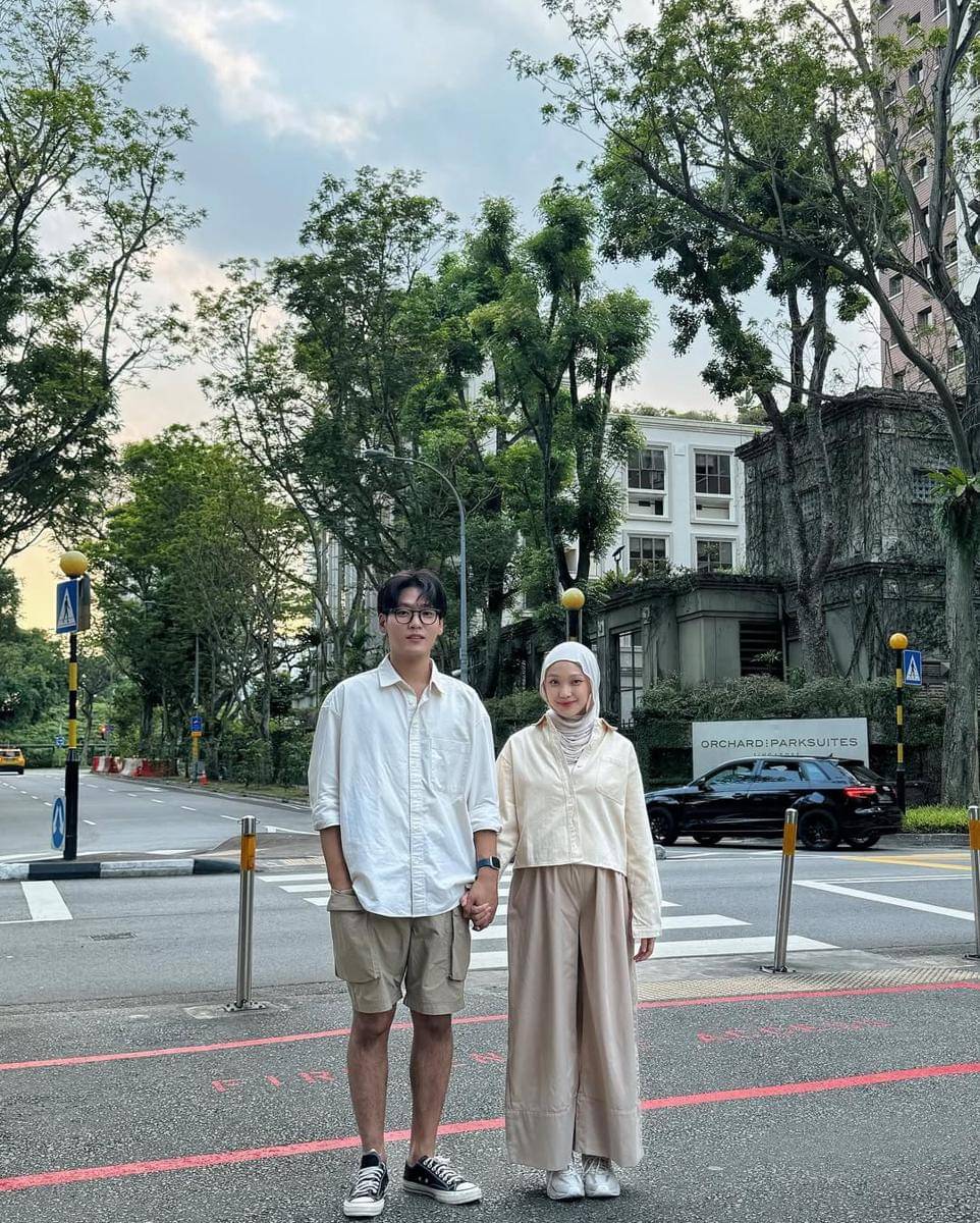 inspirasi padu padan kemeja ala Na Daehoon