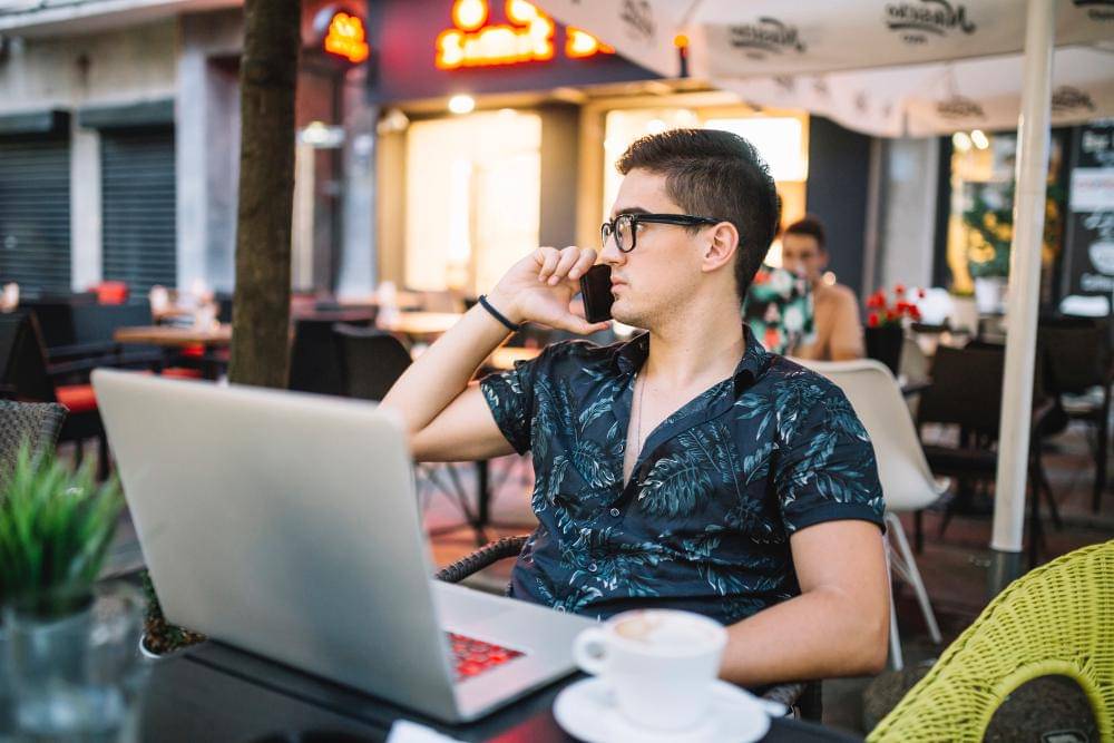Ilustrasi digital nomad