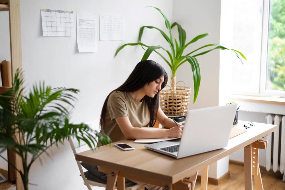 Ilustrasi work from home