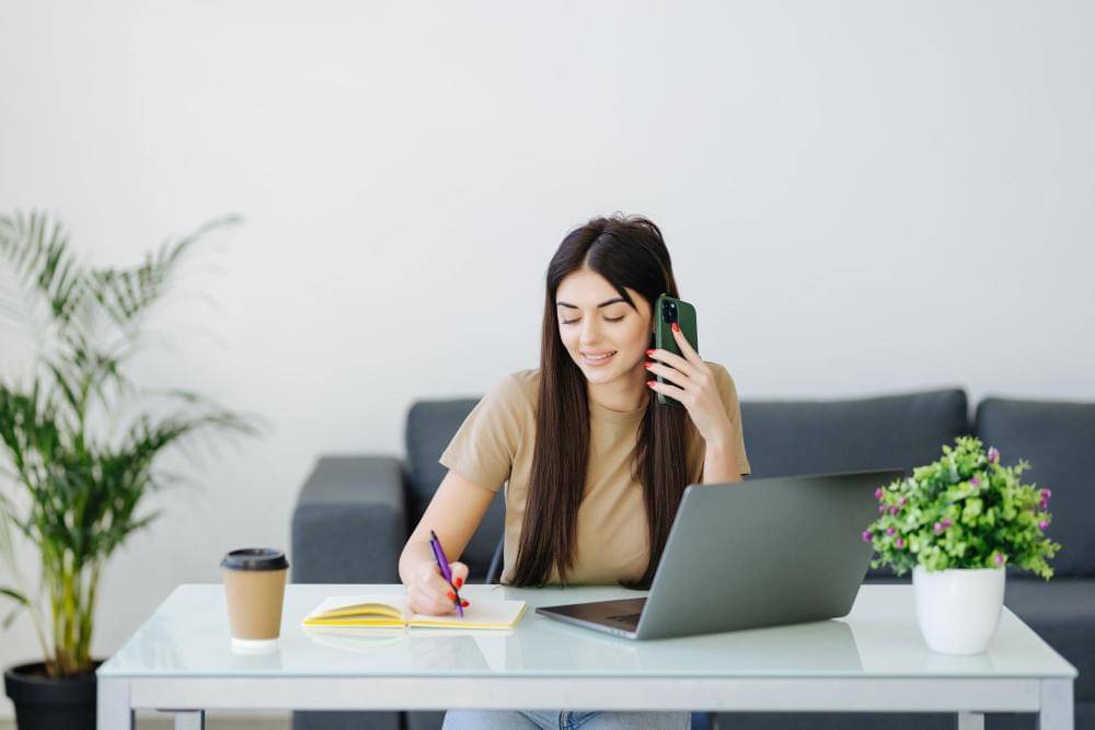 Ilustrasi remote worker