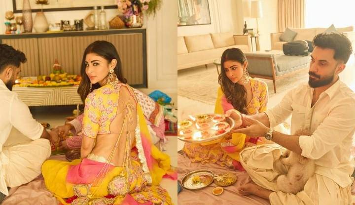 Mouni Roy dan suami