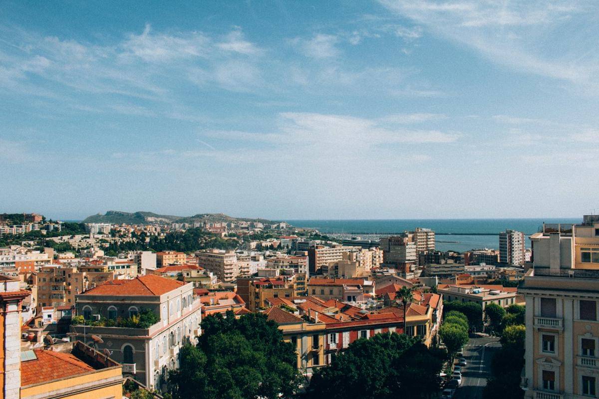 potret Kota Cagliari, Italia