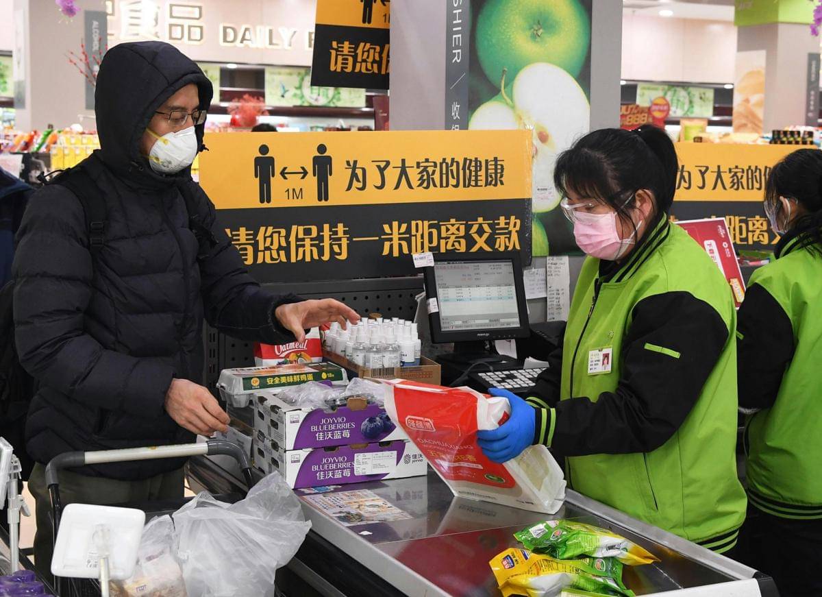 ilustrasi kasir supermarket