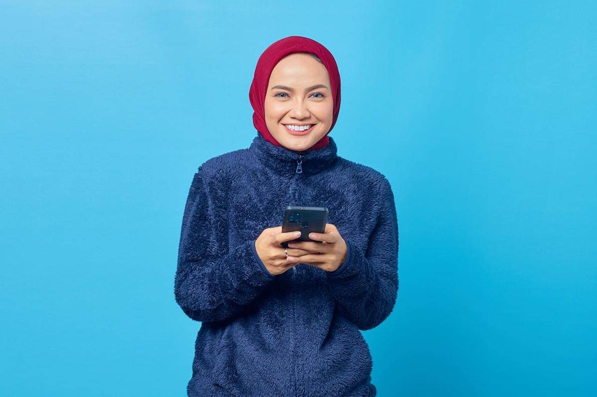 Ilustrasi menulis caption
