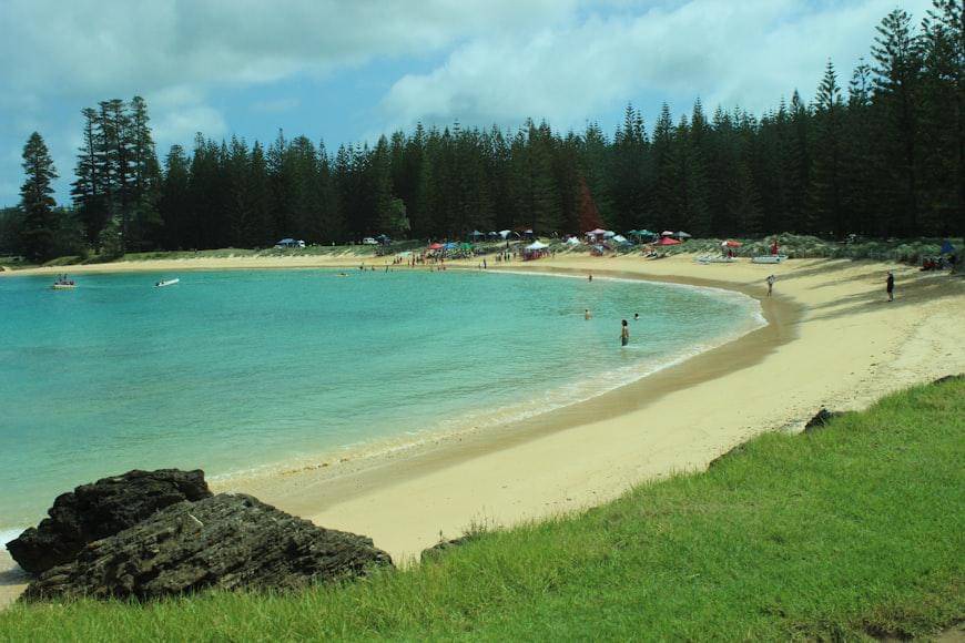 Potret pantai di Norfolk Island