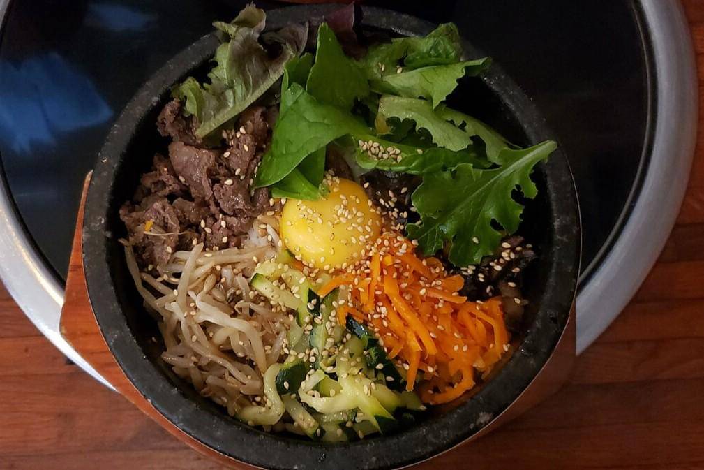 potret bulgogi bibimbap