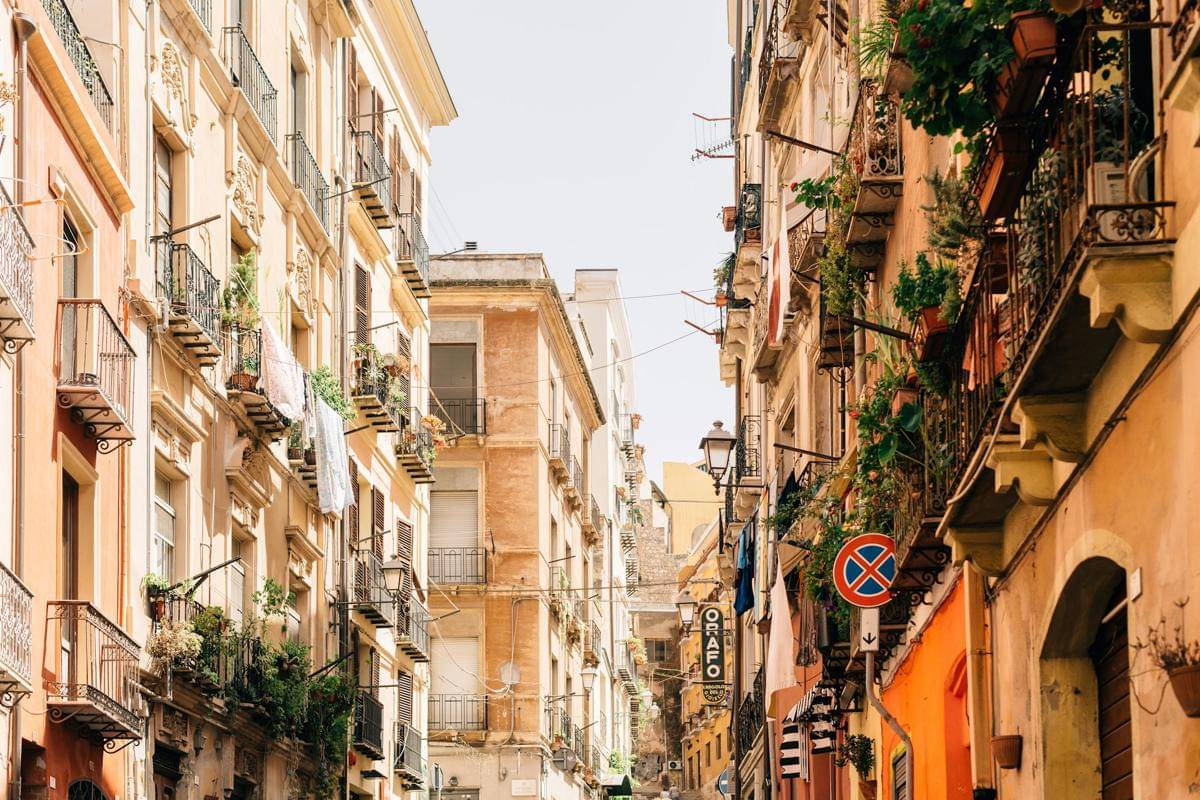 potret Kota Cagliari, Italia