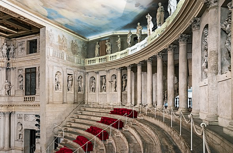 potret Teatro Olimpico, Vicenza, Italia