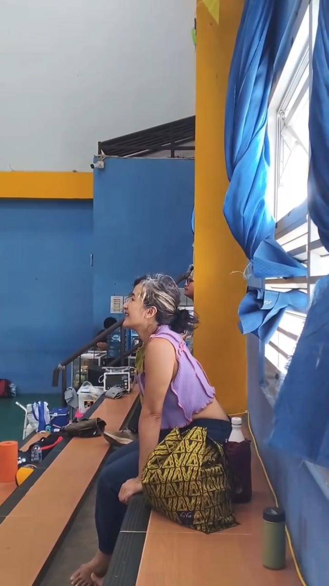 Widi Mulia temani Dwi Sasono latihan voli
