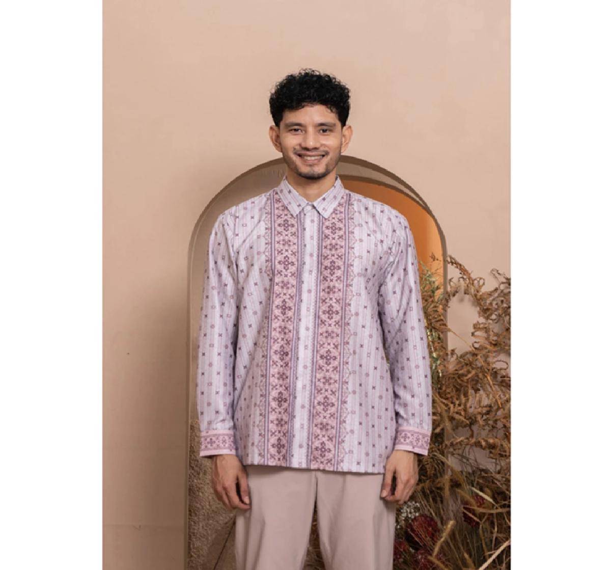 Klamby - Kalola Long Shirt Men Peach Whip