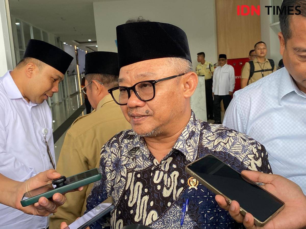 Mendikdasmen Abdul Mu'ti. (IDN Times/Muhammad Nasir)