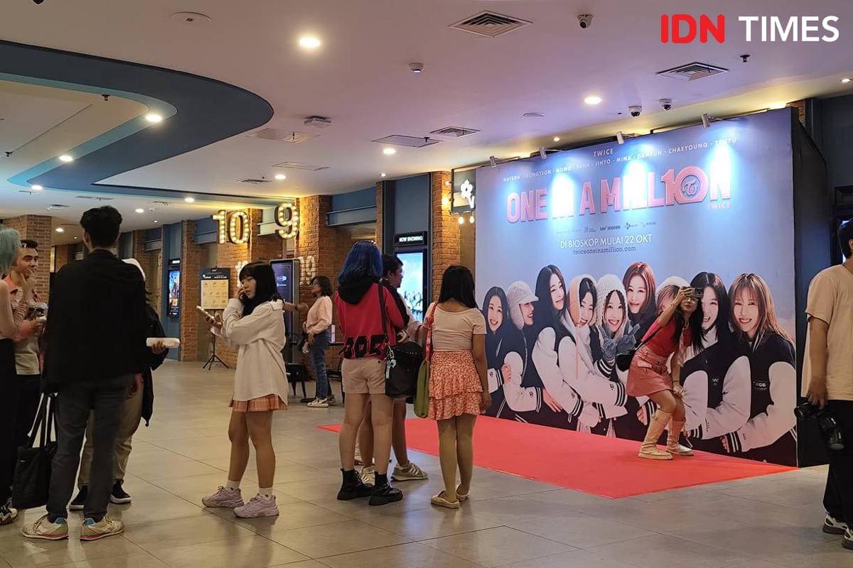 Special screening TWICE: ONE IN A MILL10N di GGV Grand Indonesia, Jakarta, Senin (21/10/2025)