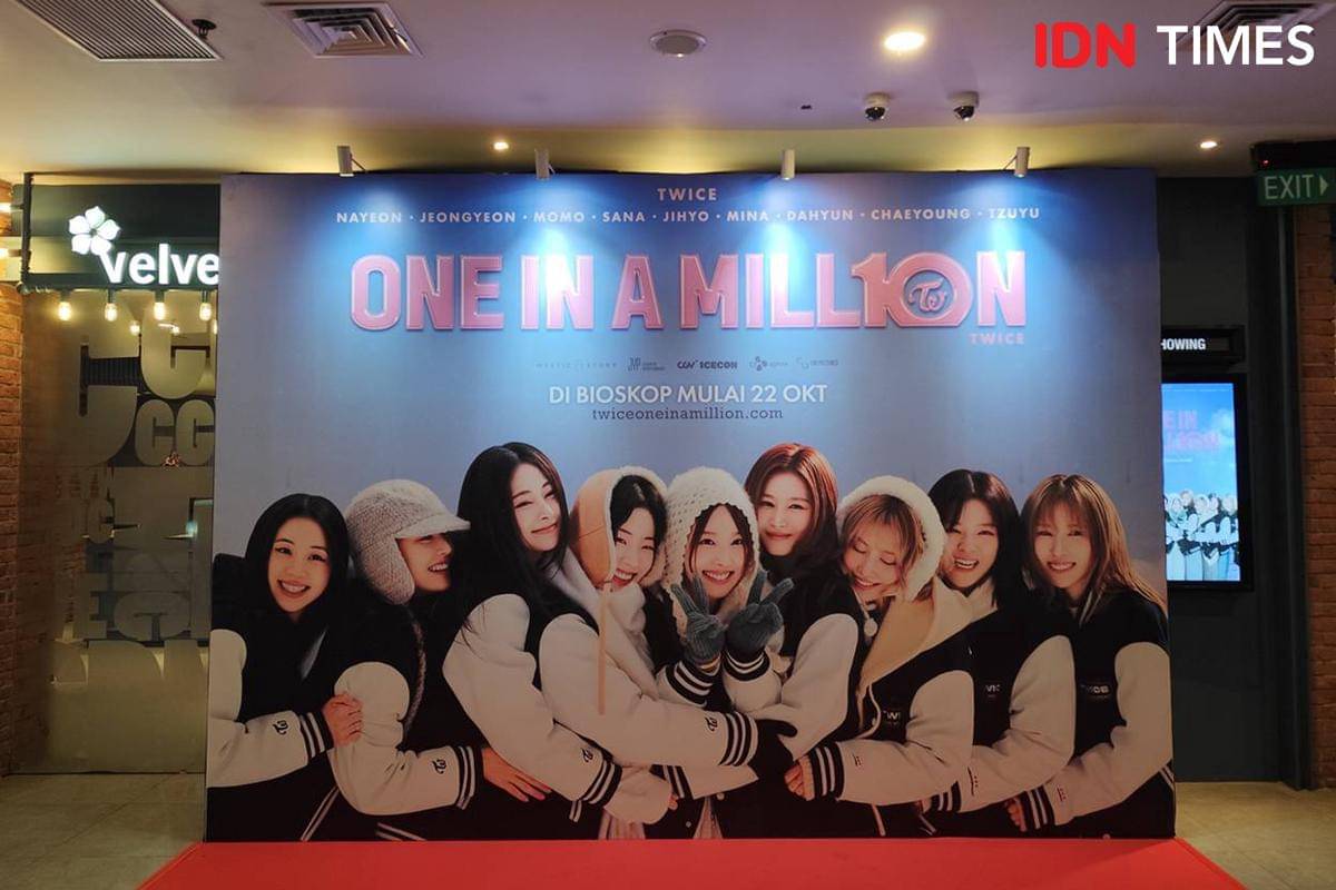 Special screening TWICE: ONE IN A MILL10N di GGV Grand Indonesia, Jakarta, Senin (21/10/2025)