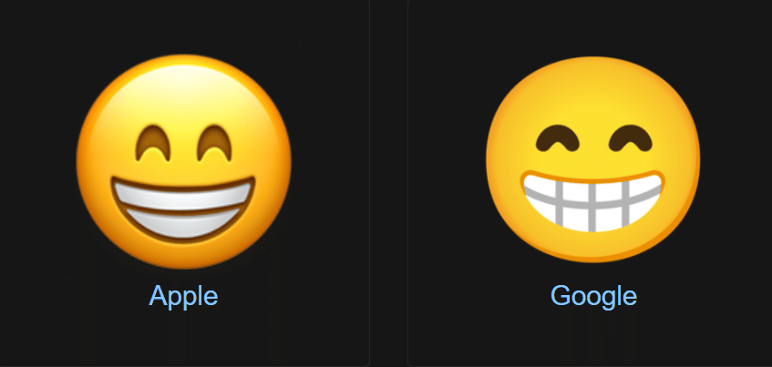  emoji 😁 artinya