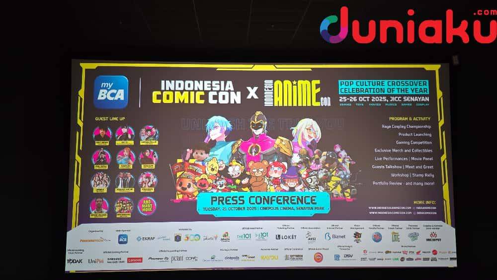 Press Conference Indonesia Comic Con X Indonesia Anime Con. Fotografer: Fahrul Nurullah. (Duniaku.com/Fahrul Nurullah)