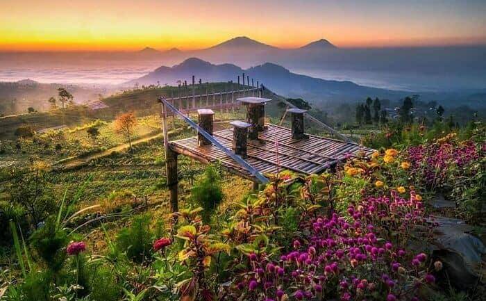 Gardu Pandang Silancur wisata di Magelang