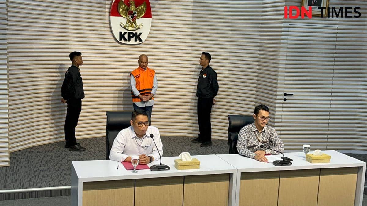 KPK Tahan Komut PT IAE Arso Sadewo (IDN Times/Aryodamar)