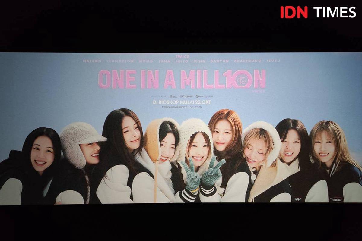 Special screening TWICE: ONE IN A MILL10N di GGV Grand Indonesia, Jakarta, Senin (21/10/2025)