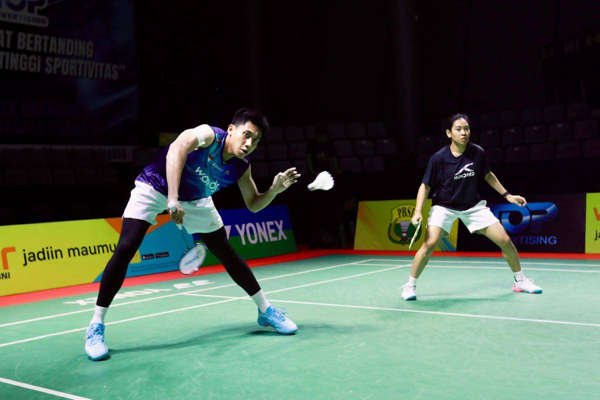 Pasangan Marwan dan Aisyah akan berlaga di di BNI Indonesia Masters BWF Super 100 di GOR PBSI Sumut (dok.PBSI Sumut)
