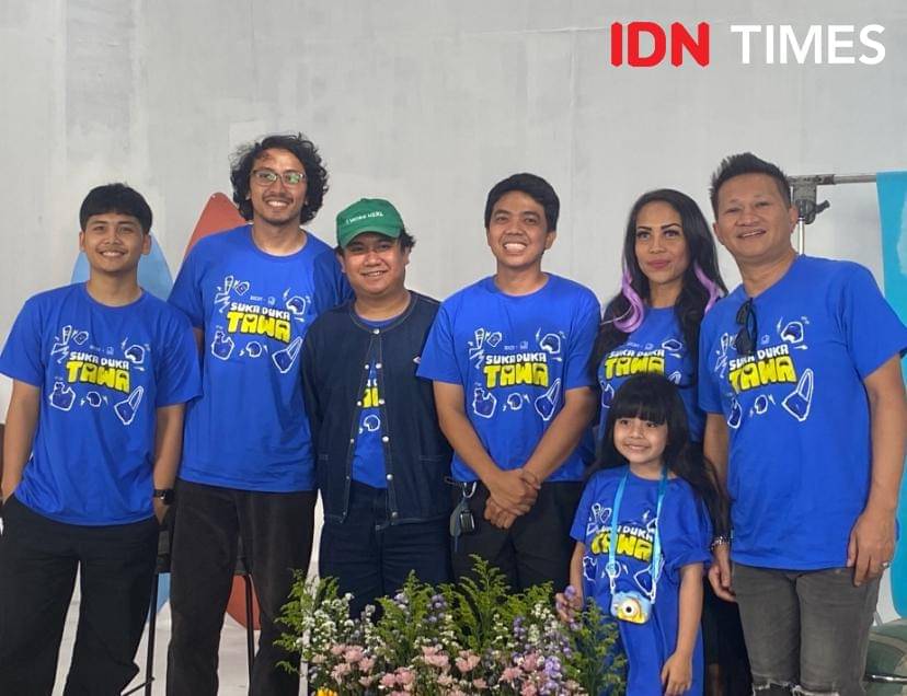potret Content Day film Suka Duka Tawa di Kyabin Studio, Selasa (21/10/2025) (dok. IDN Times/Rani Asnurida)