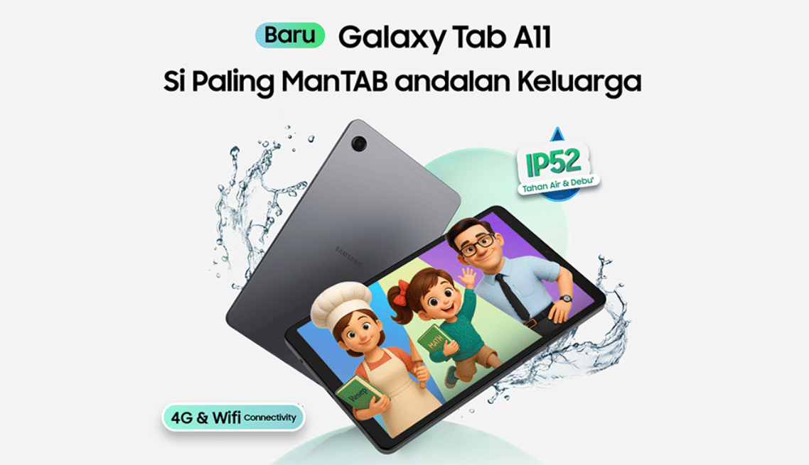 ilustrasi Galaxy Tab A11 (dok. Samsung)