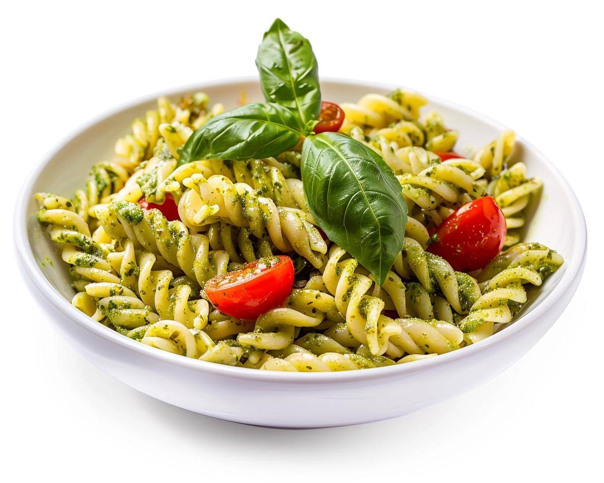 ilustrasi pesto pasta