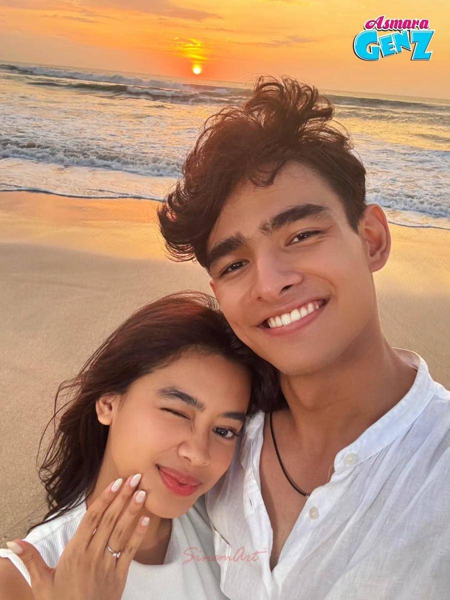 Aqeela Callista dan Harry Vaughan
