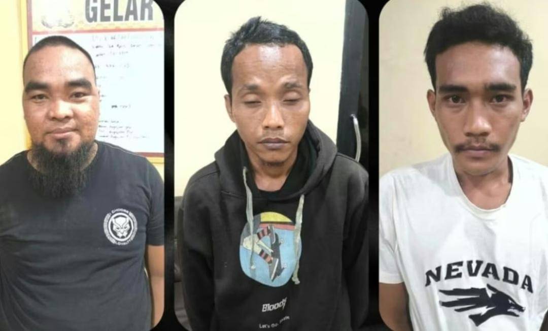Pelaku penembakan sopir Angdes di Jalintim Banyuasin. (Dok. Polres Banyuasin)
