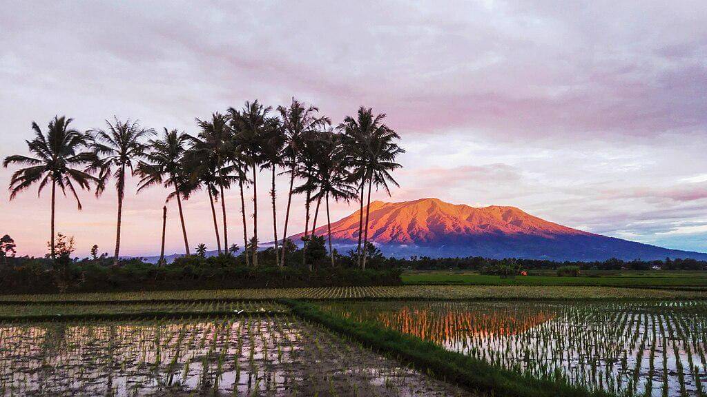 Potret gunung Marapi
