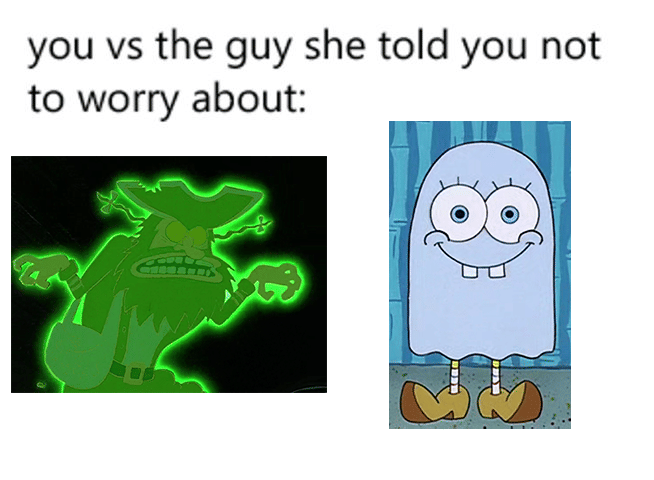 meme SpongeBob tentang Halloween