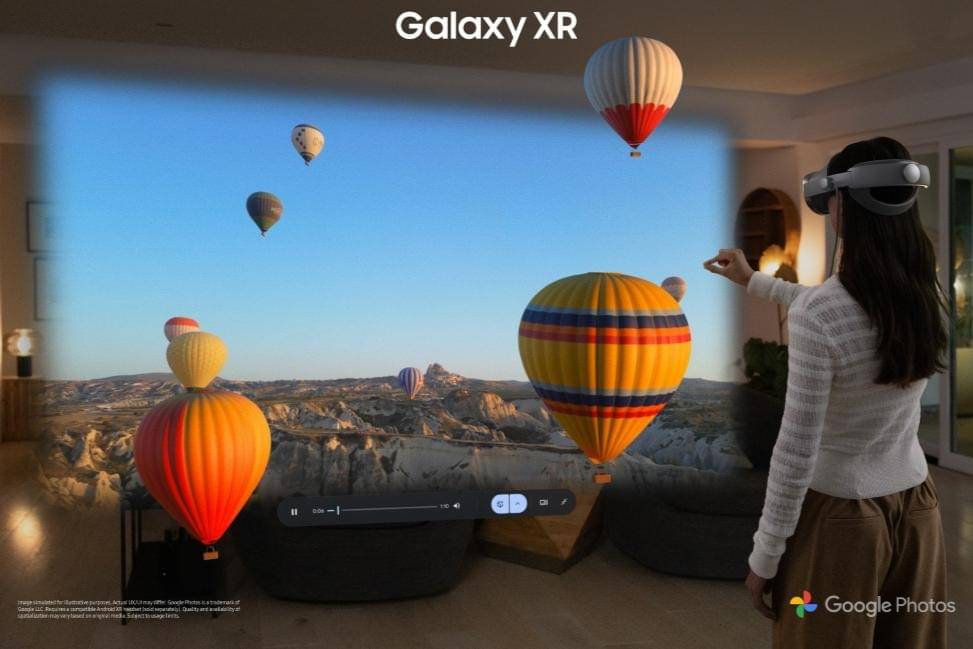 Ilustrasi Samsung Galaxy XR