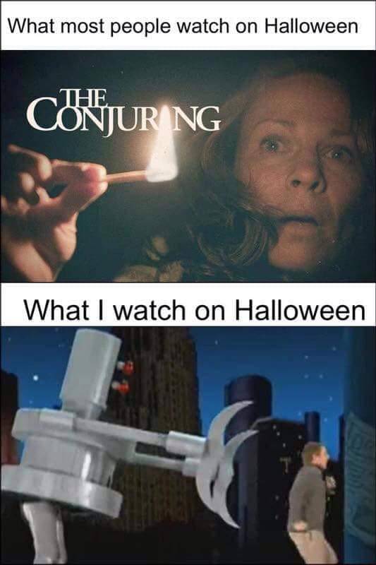 meme SpongeBob tentang Halloween