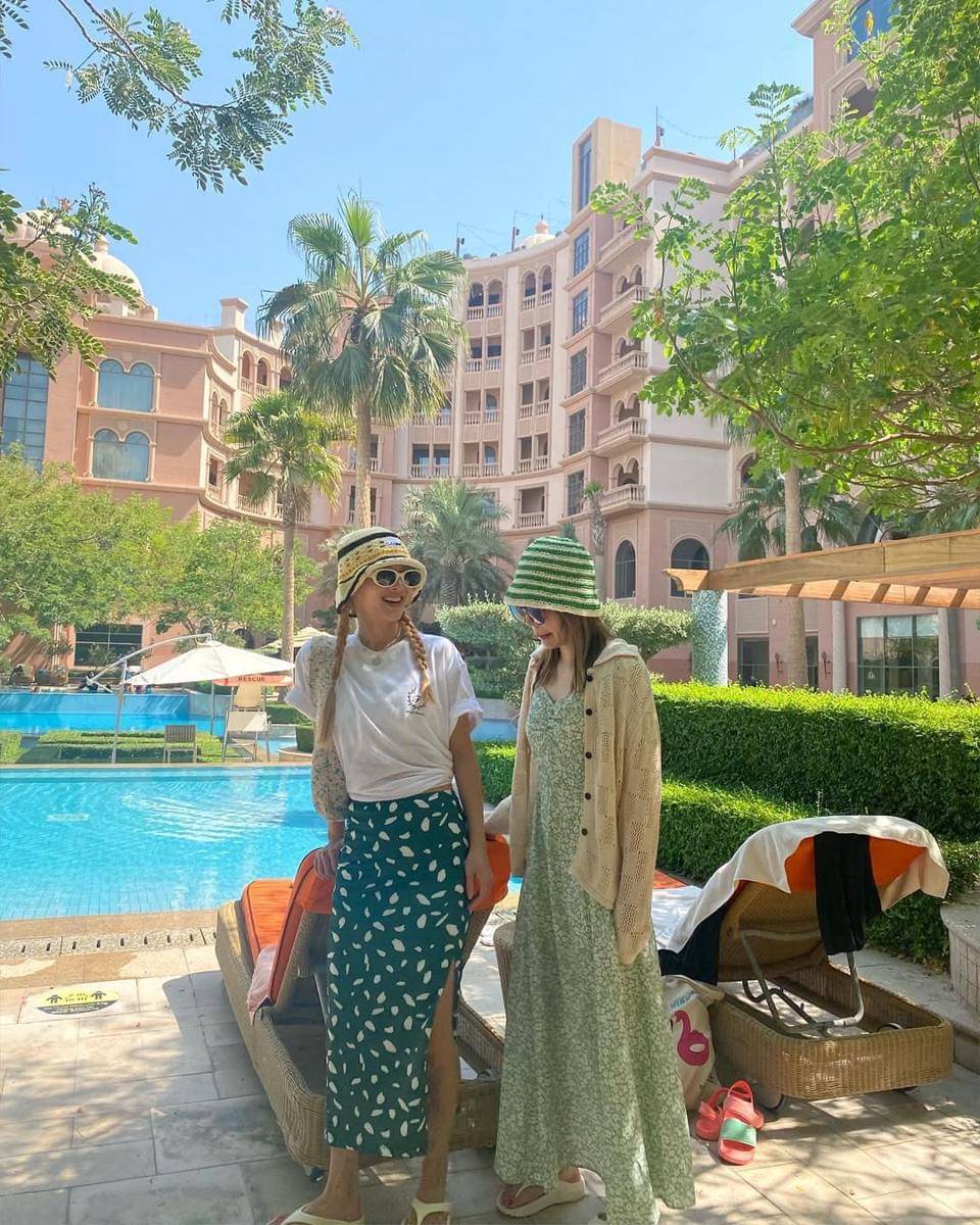 outfit liburan musim panas ala Hyoyeon SNSD