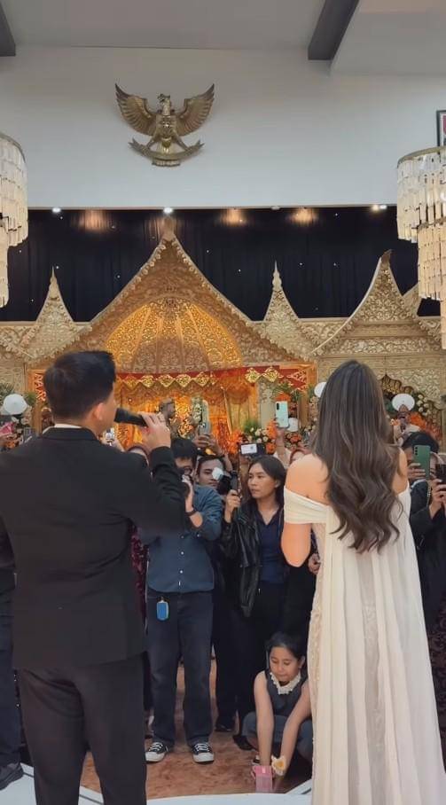 Raisa Nyanyi di Pernikahan Fans (instagram.com/raisa6690)