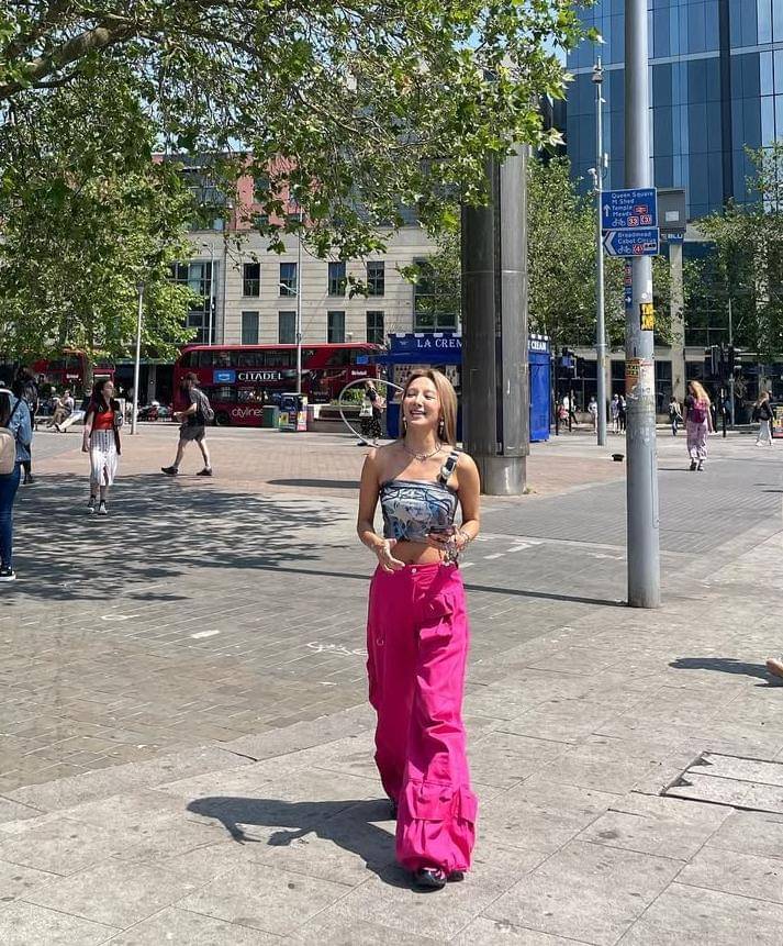 outfit liburan musim panas ala Hyoyeon SNSD