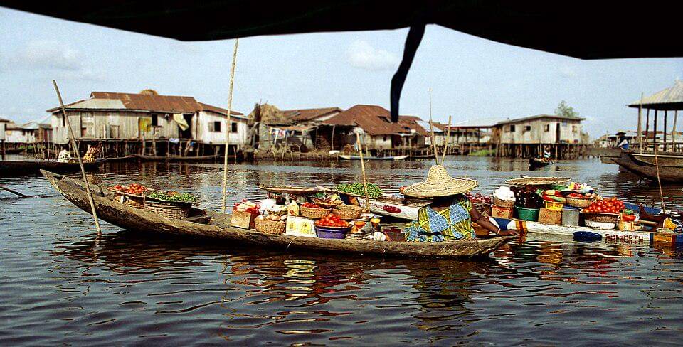 Benin village on water Ganvié