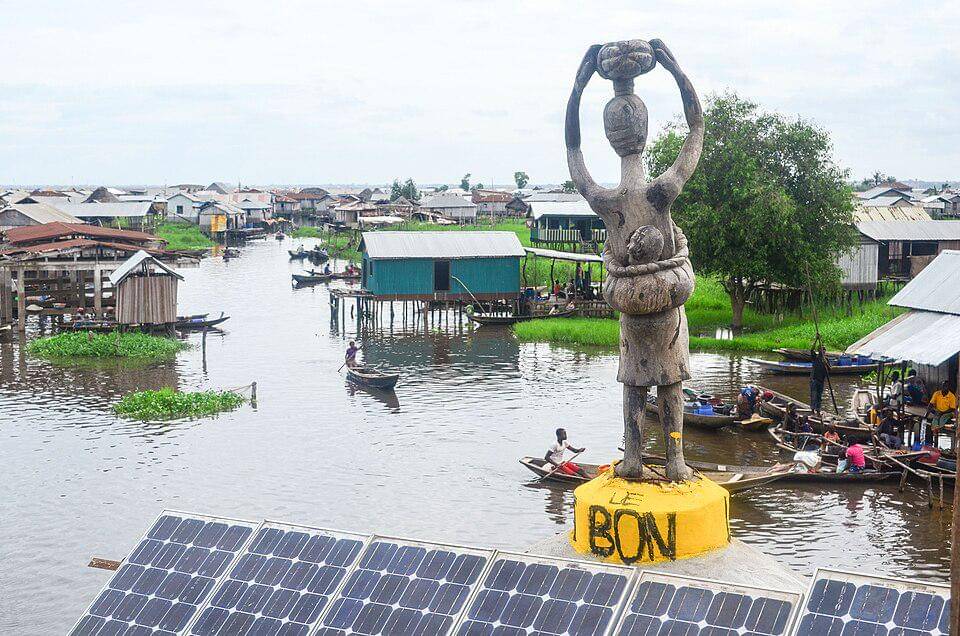 Ganvié fishing village on stilts in Benin
