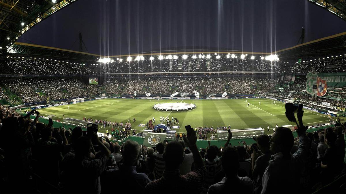 ilutrasi pertandingan Liga Champions