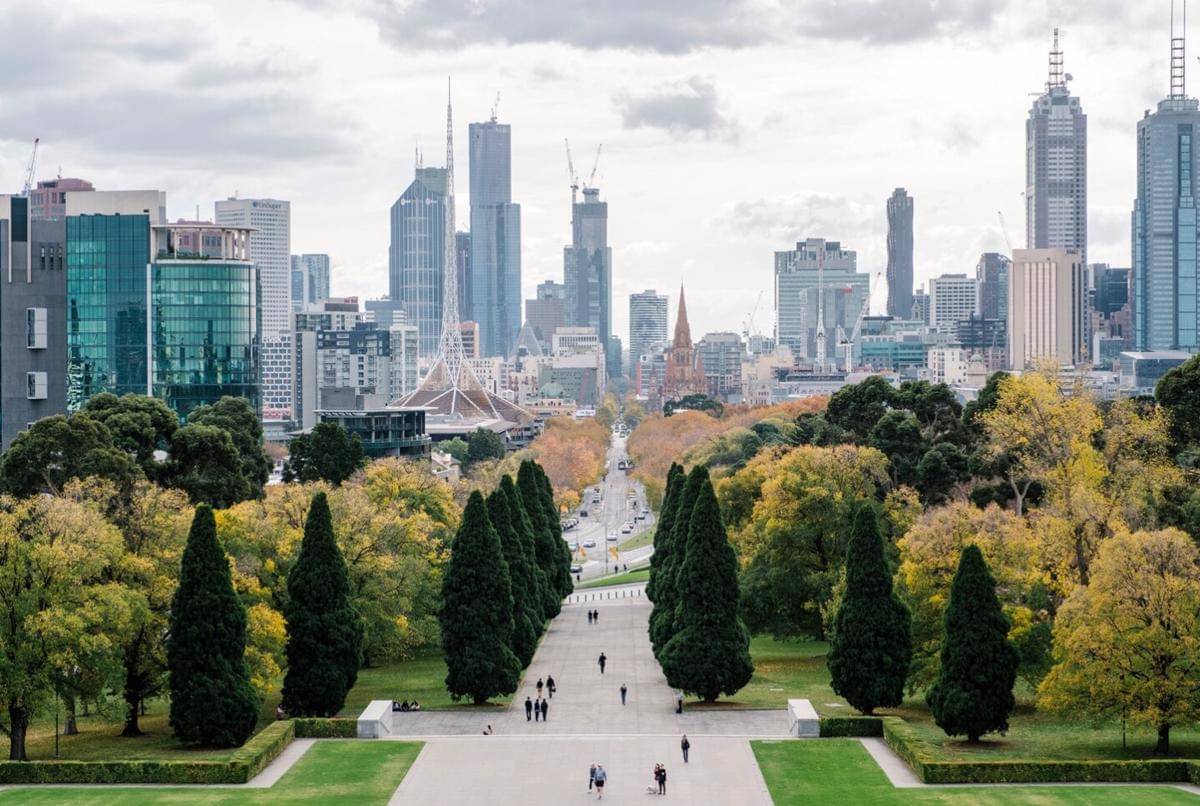 pemandangan kota Melbourne