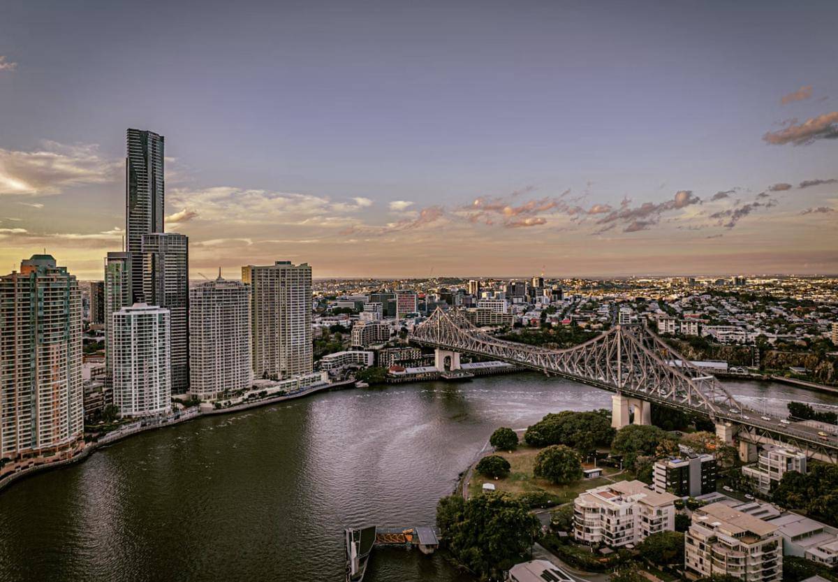 pemandangan kota Brisbane
