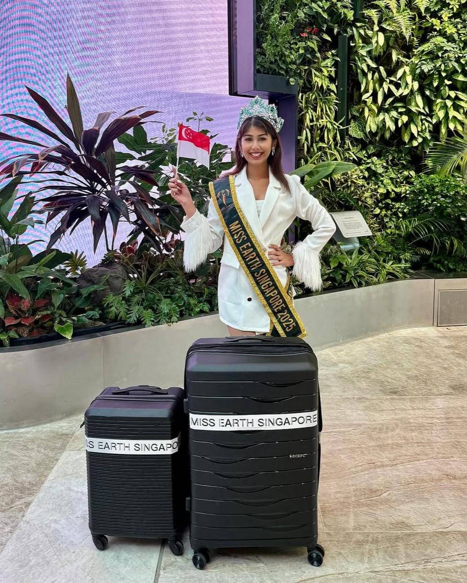 potret Ganga Kannan, Miss Earth Singapura 2025