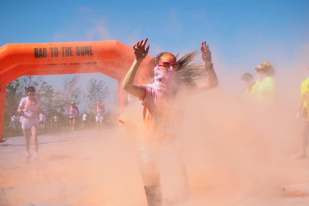 ilustrasi lari multistage