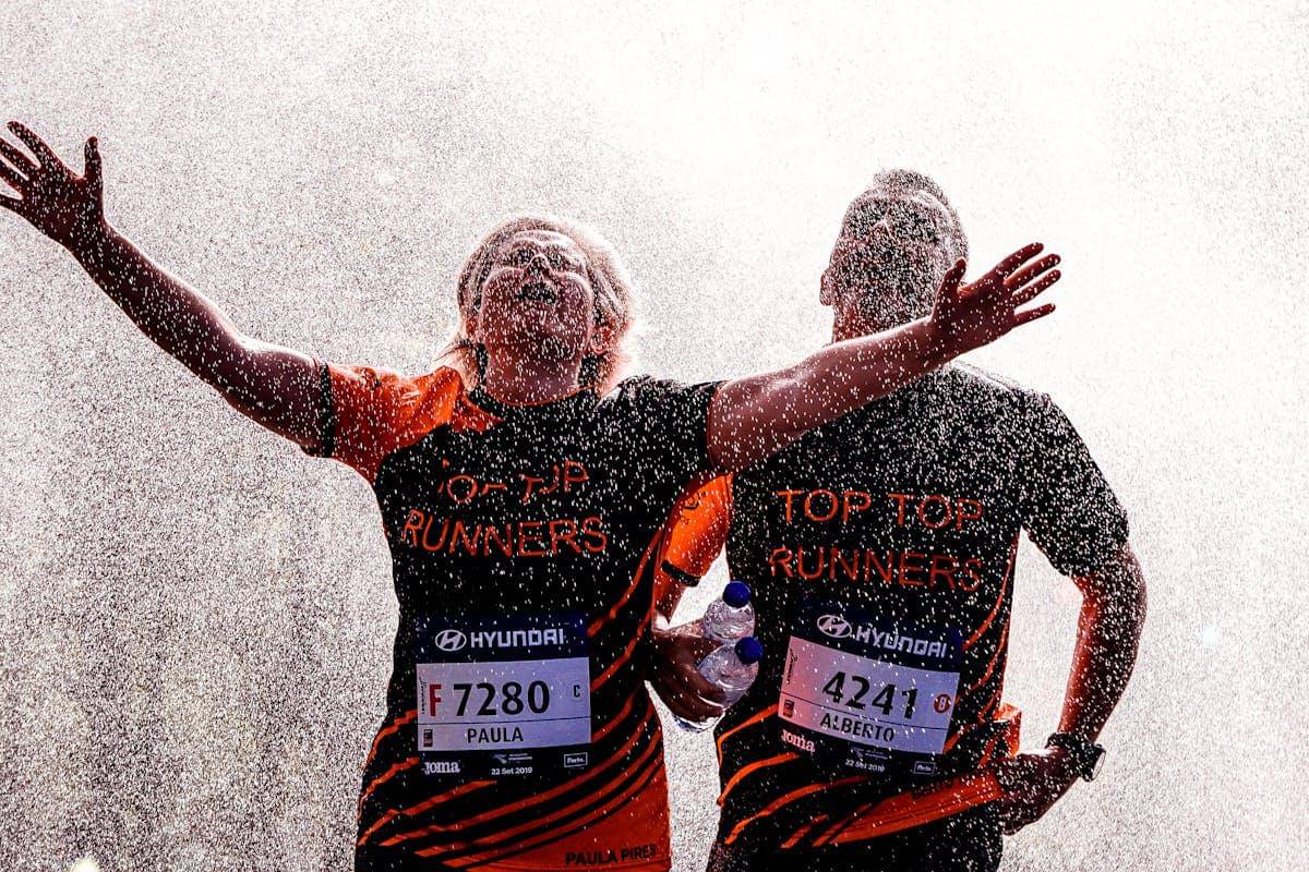 ilustrasi lari multistage