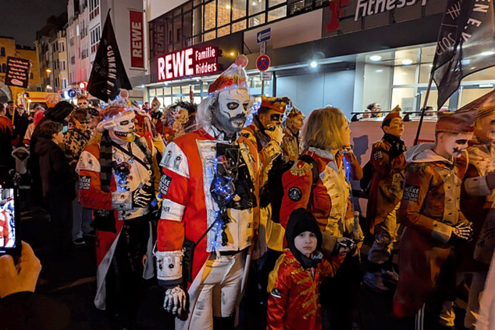 potret Karnaval Cologine, Cologne, Jerman