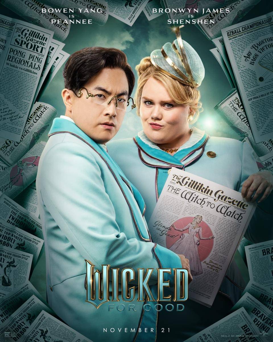 poster karakter Wicked: For Good (dok. Universal Pictures/Wicked: For Good)