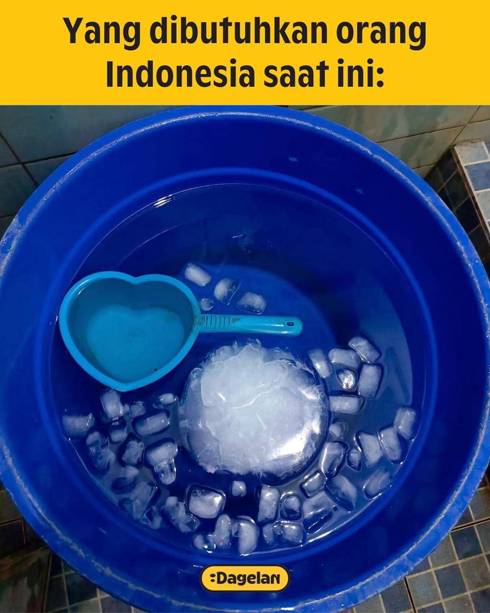 meme ngadem dari cuaca panas