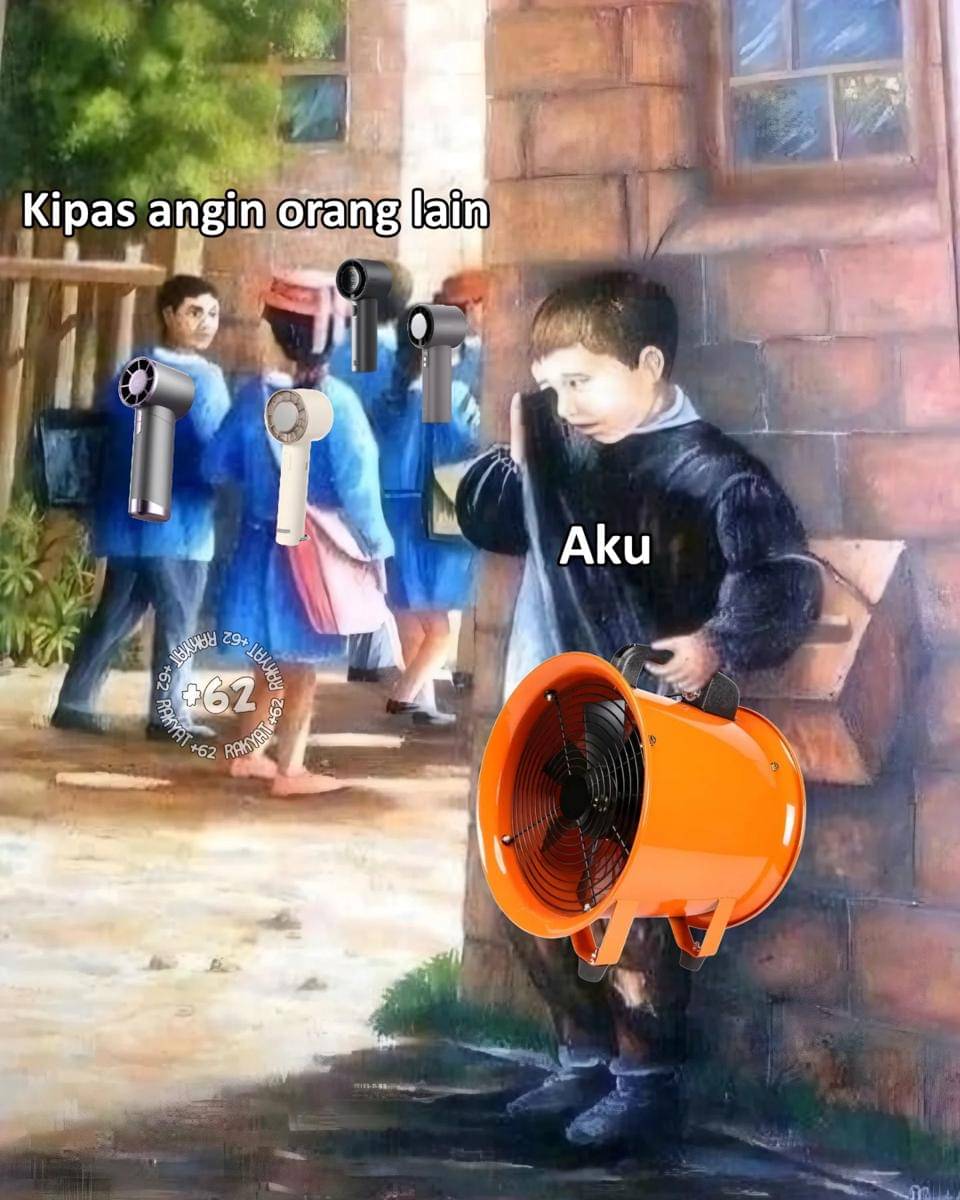 meme ngadem dari cuaca panas